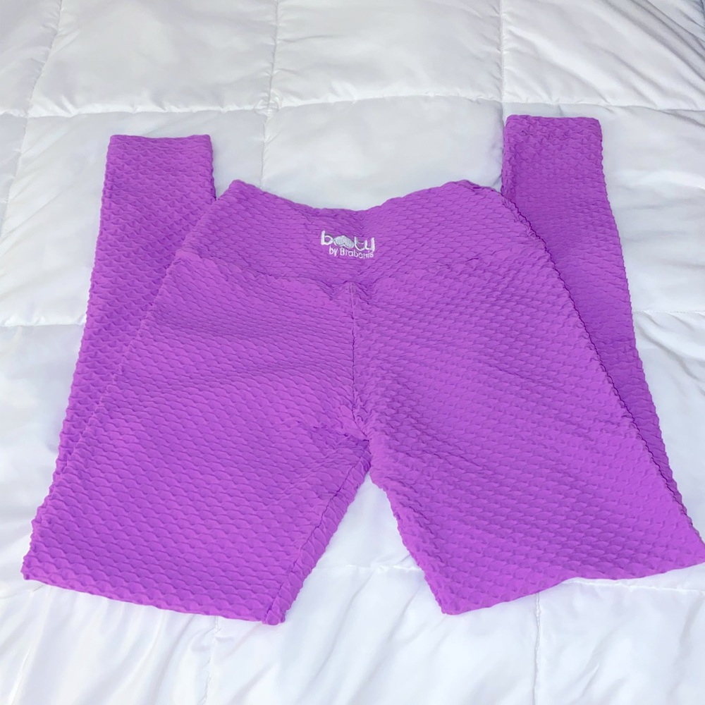Booty By Brabants Ultra Violet Croco Leggings Full Length